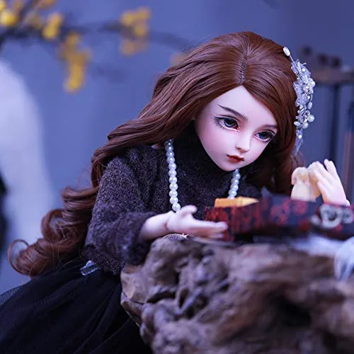 1/3 BJD Doll Full Set 60CM 23.62 Inch Ball Jointed Dolls Toy Action Figure Customized Dolls Can Changed Makeup and Dress DIY