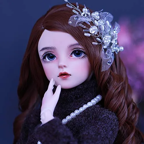 1/3 BJD Doll Full Set 60CM 23.62 Inch Ball Jointed Dolls Toy Action Figure Customized Dolls Can Changed Makeup and Dress DIY