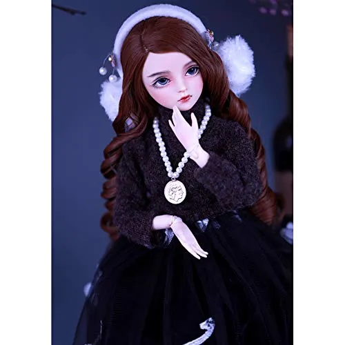 1/3 BJD Doll Full Set 60CM 23.62 Inch Ball Jointed Dolls Toy Action Figure Customized Dolls Can Changed Makeup and Dress DIY