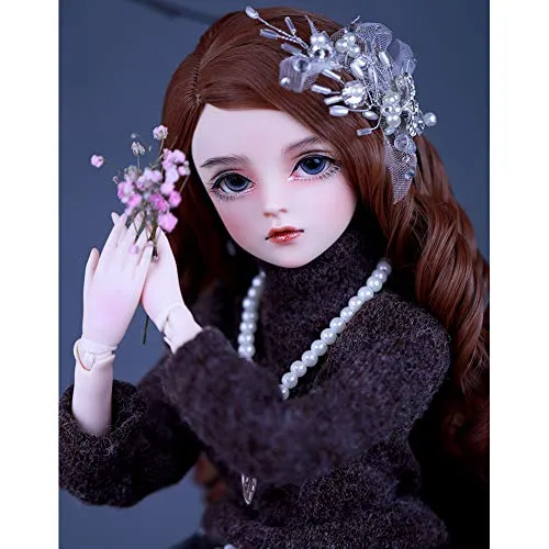 1/3 BJD Doll Full Set 60CM 23.62 Inch Ball Jointed Dolls Toy Action Figure Customized Dolls Can Changed Makeup and Dress DIY