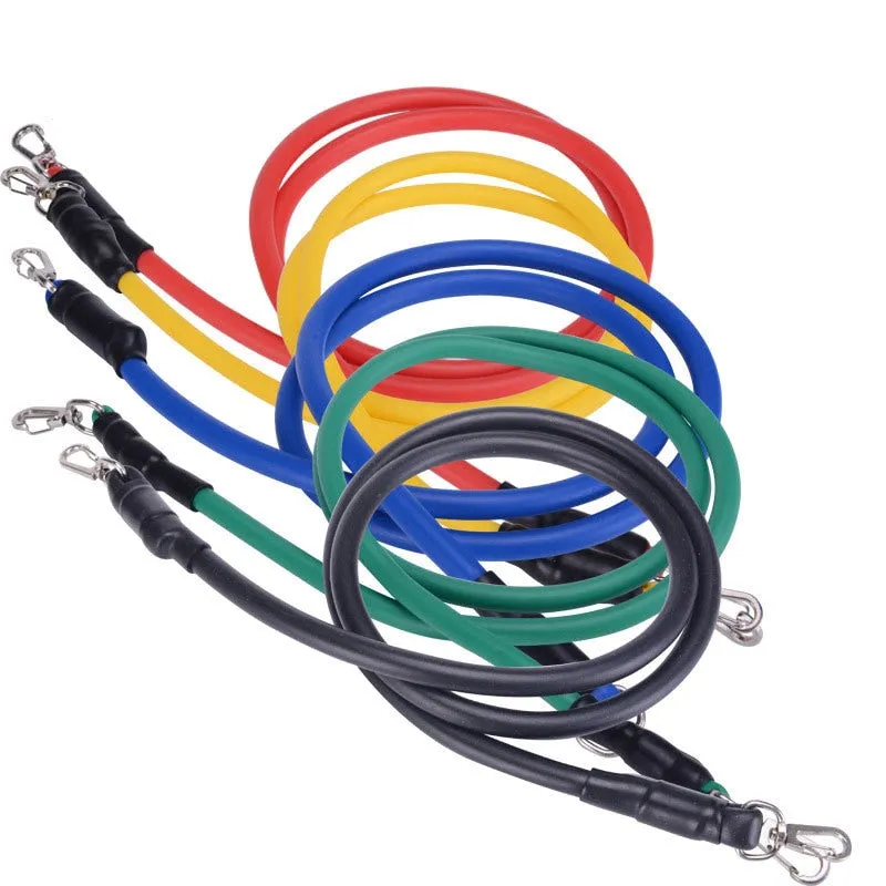 17 Pcs Workout Resistance Bands Set Exercise Bands Set Fintess Sport