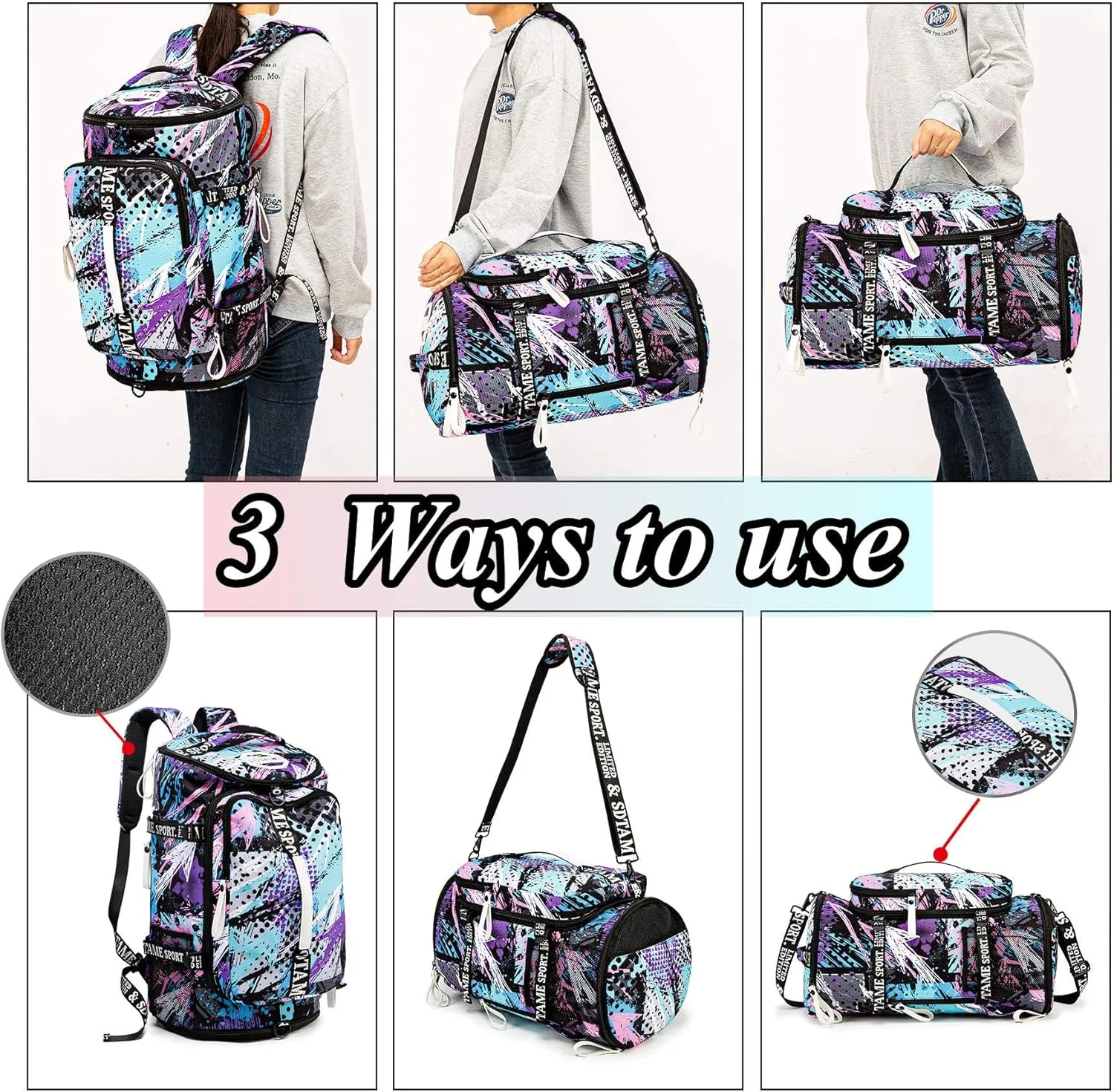 4 Ways Travel Backpack