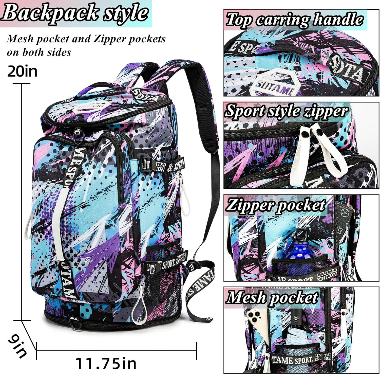 4 Ways Travel Backpack