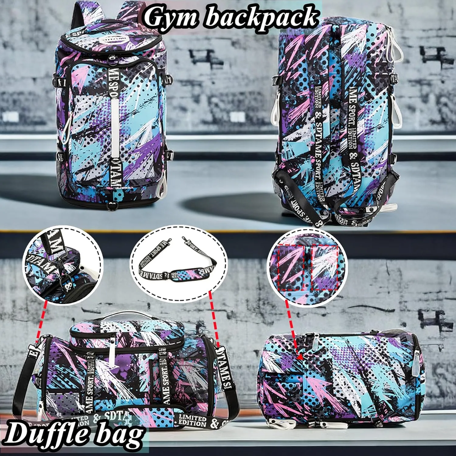 4 Ways Travel Backpack