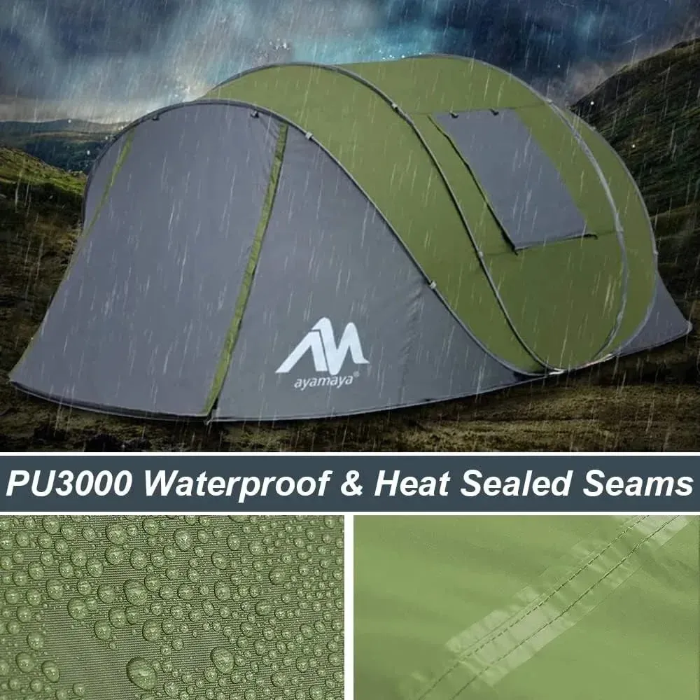6 Person Camping Double Layer Tent