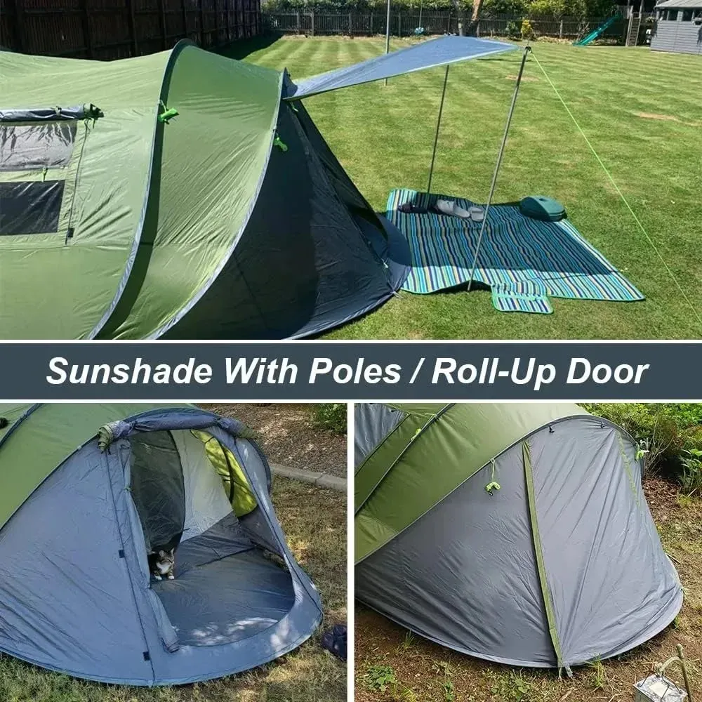 6 Person Camping Double Layer Tent