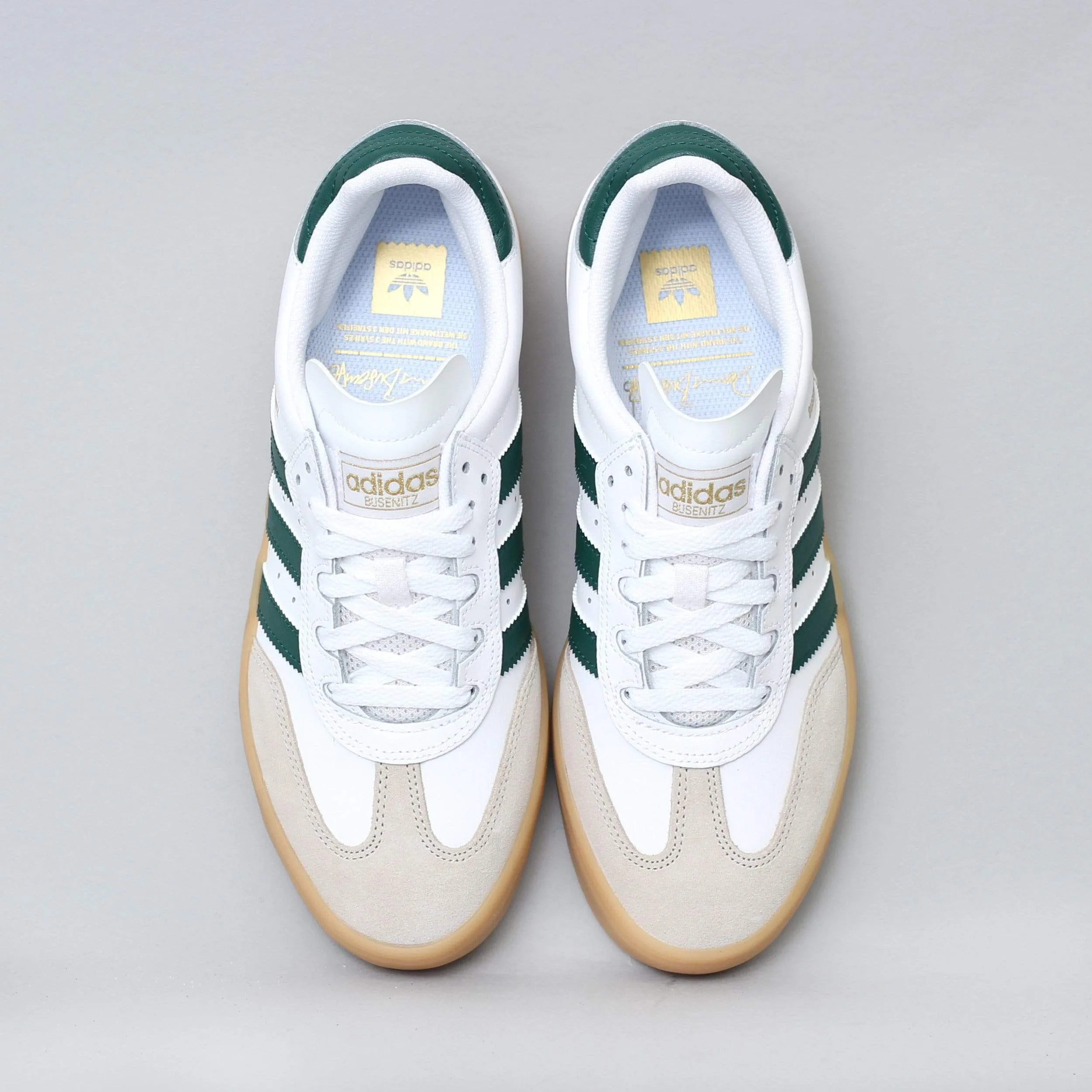adidas Busenitz Vulc RX Shoes FTWR White / Collegiate Green / Gum3