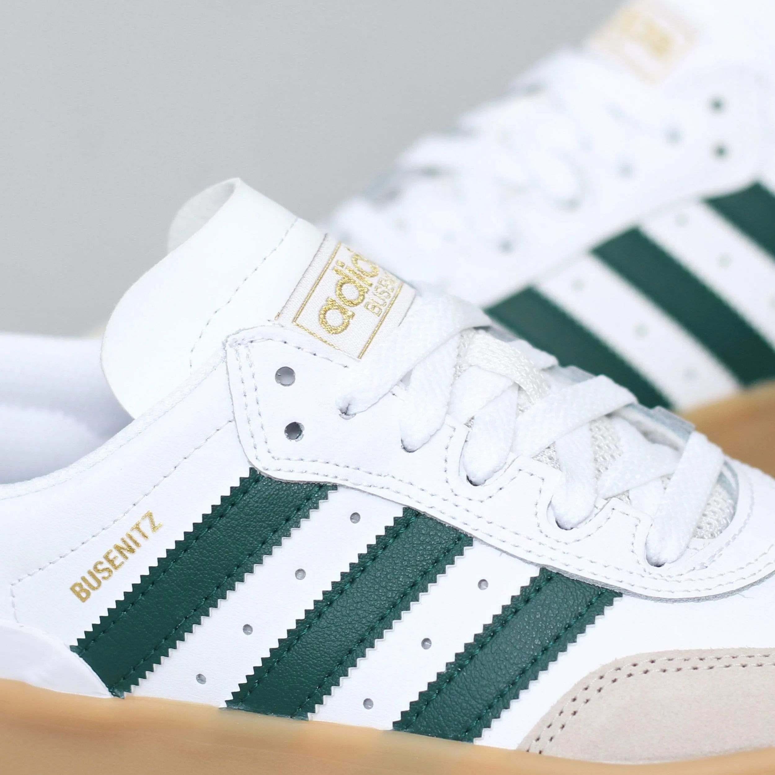 adidas Busenitz Vulc RX Shoes FTWR White / Collegiate Green / Gum3