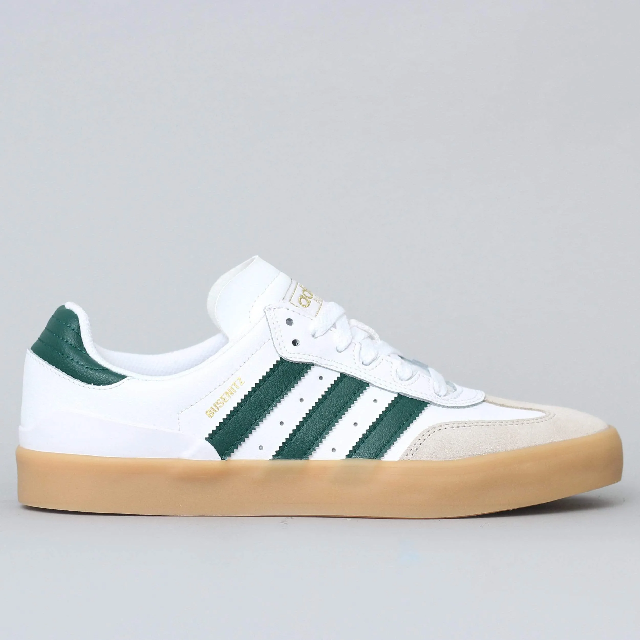 adidas Busenitz Vulc RX Shoes FTWR White / Collegiate Green / Gum3