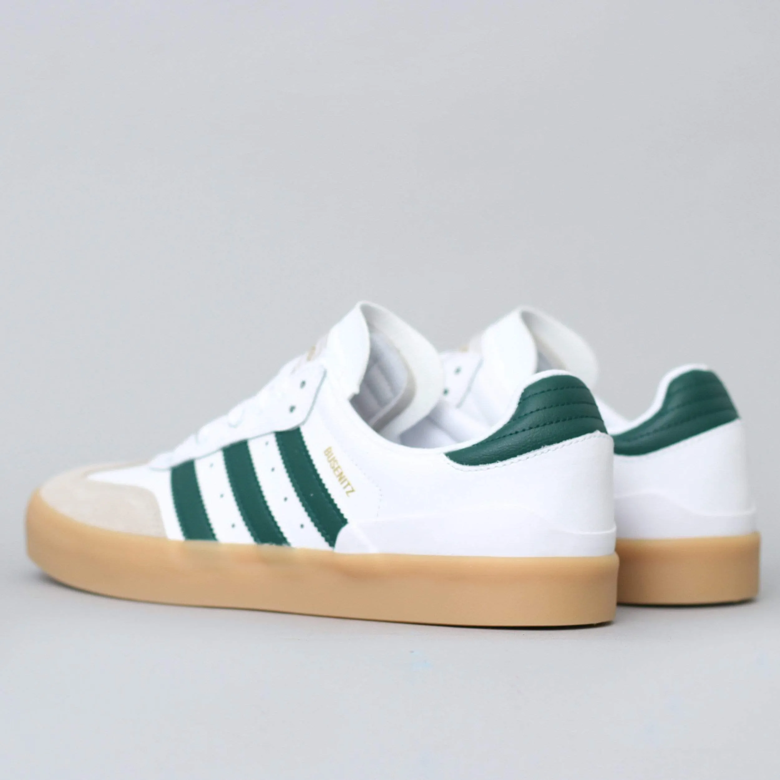 adidas Busenitz Vulc RX Shoes FTWR White / Collegiate Green / Gum3