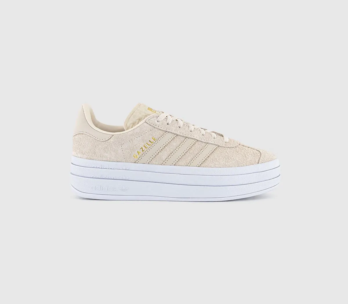 adidas Gazelle Bold W Trainers Wonder White White Wonder White