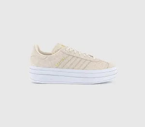 adidas Gazelle Bold W Trainers Wonder White White Wonder White