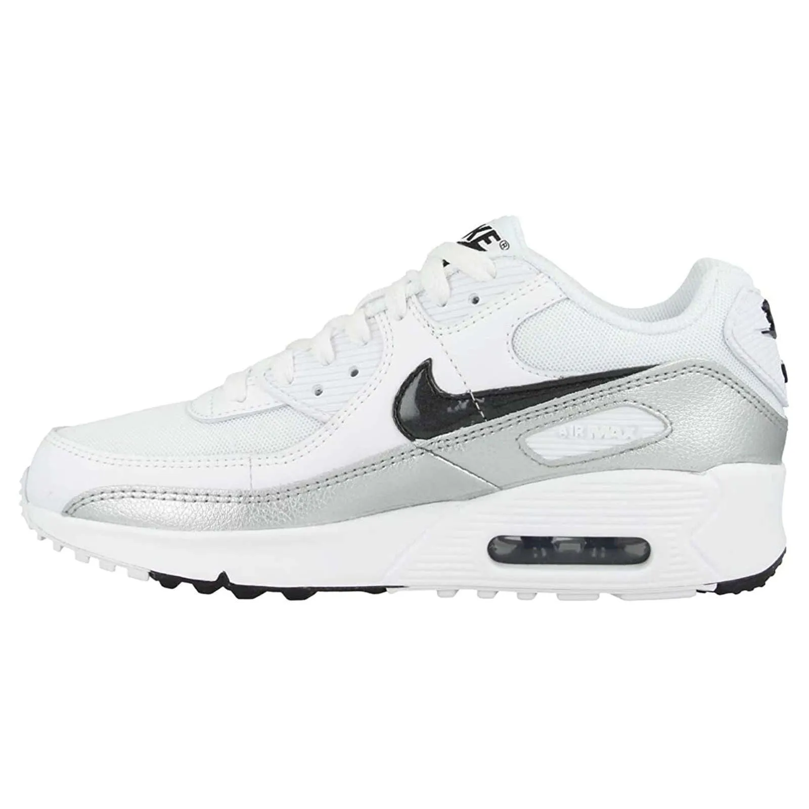 Air Max 90 GS Leather Textile Youth Low-Top Trainers