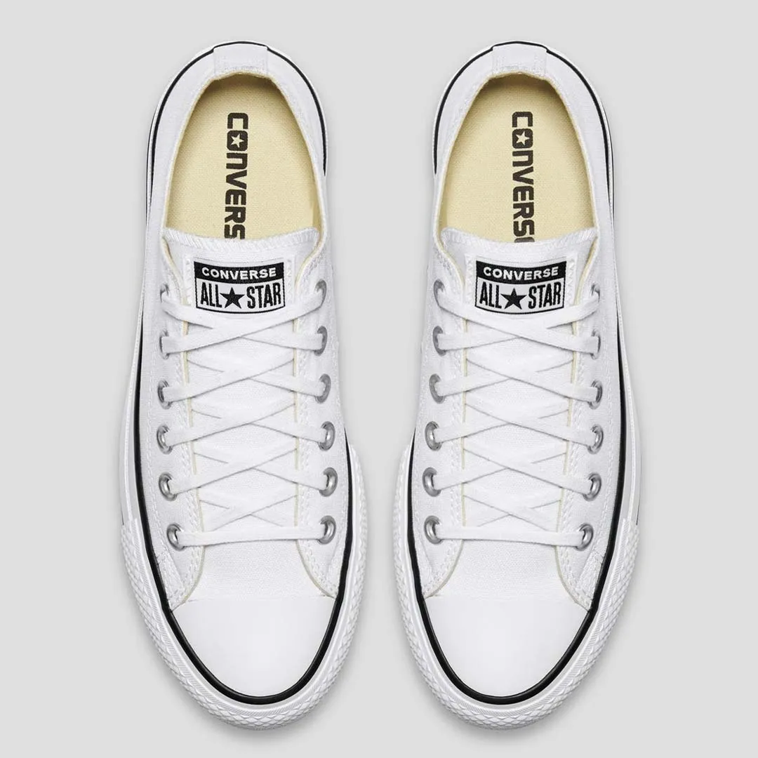 ALL STAR LIFT CANVAS LOW | WHITE
