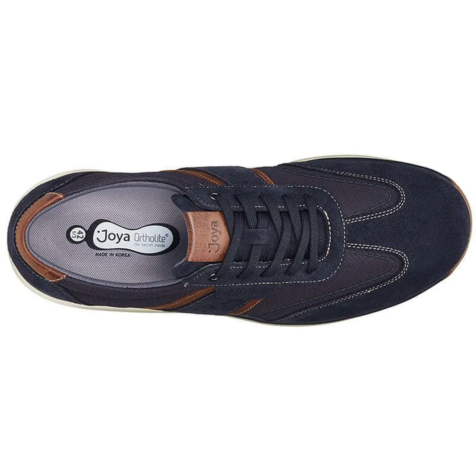 David Leather & Textile Men's Trainers