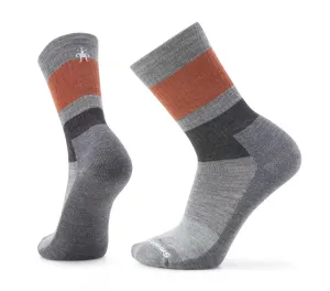EVERYDAY BLOCKED STRIPE LIGHT CUSHION CREW SOCKS