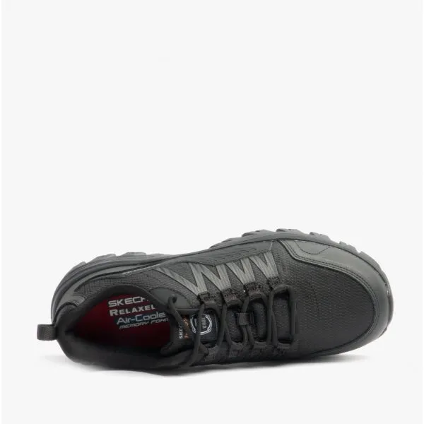 FANNTER Mens Slip Resistant Trainers Black