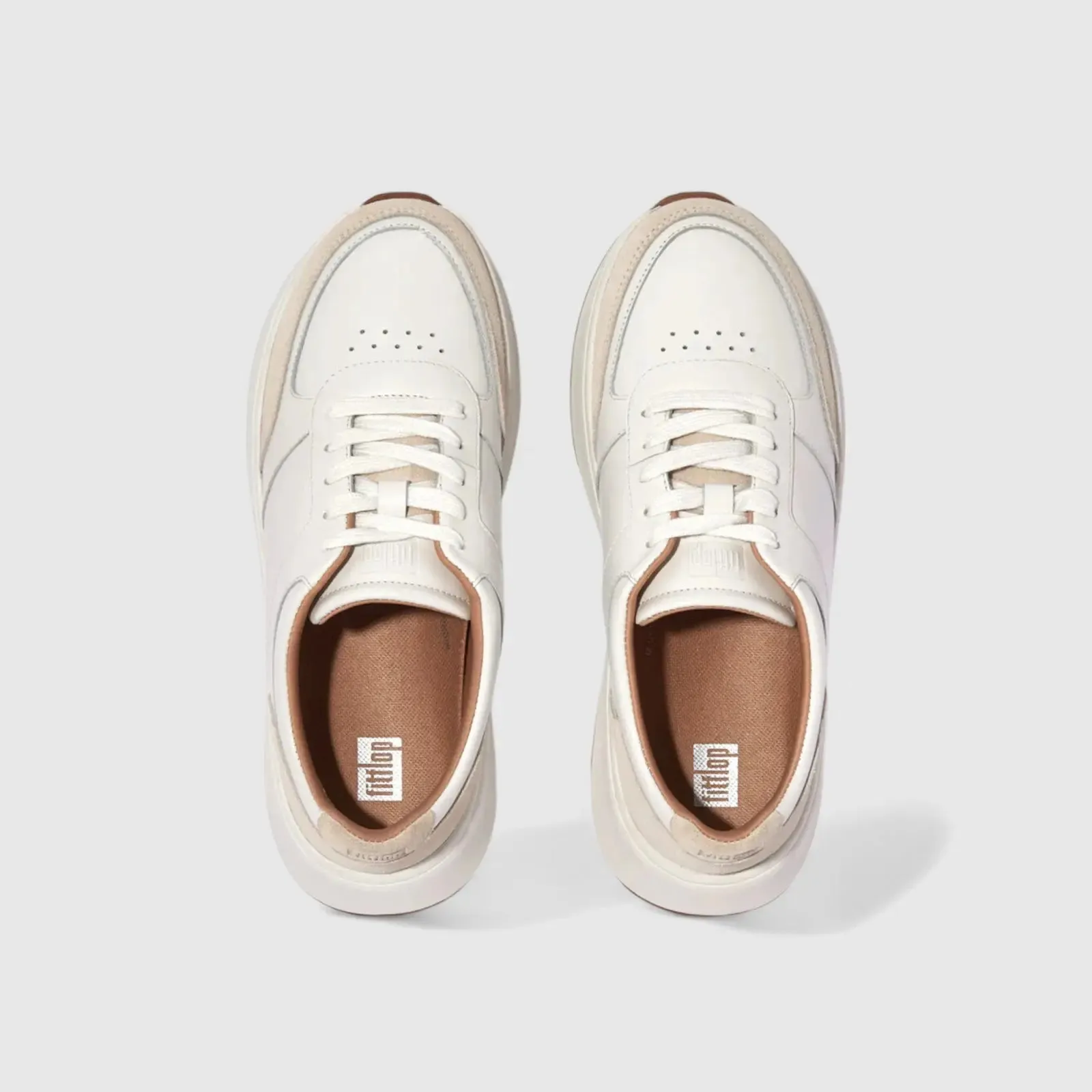 Fit Flops F-Mode Flatform Sneaker White IK8-646