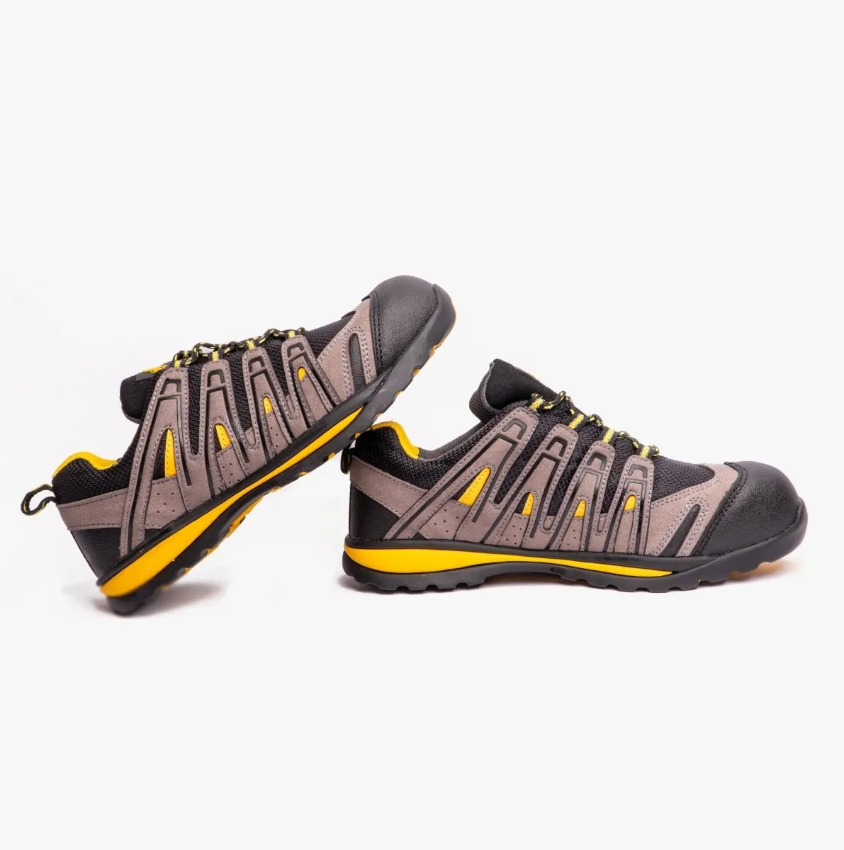 FS42C Unisex Safety Trainers Black/Yellow