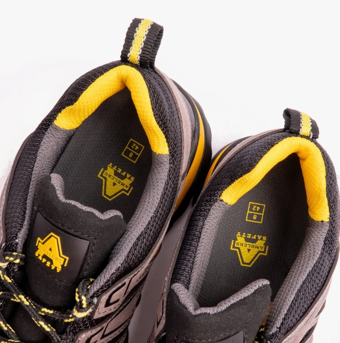 FS42C Unisex Safety Trainers Black/Yellow