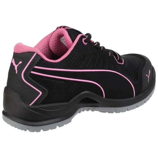 FUSE TECH Ladies Mesh Safety Trainers Black