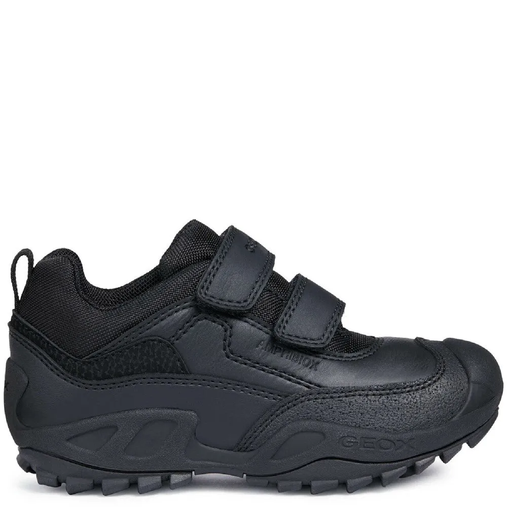Geox J New Savage Boy B A Waterproof Touch Fastening Trainers Size 6 - 7