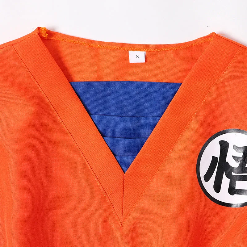 Kids/Adults Anime Dragon Ball Kakarot Son Goku Cosplay Costume Full Set With Shoes Cover and Tail