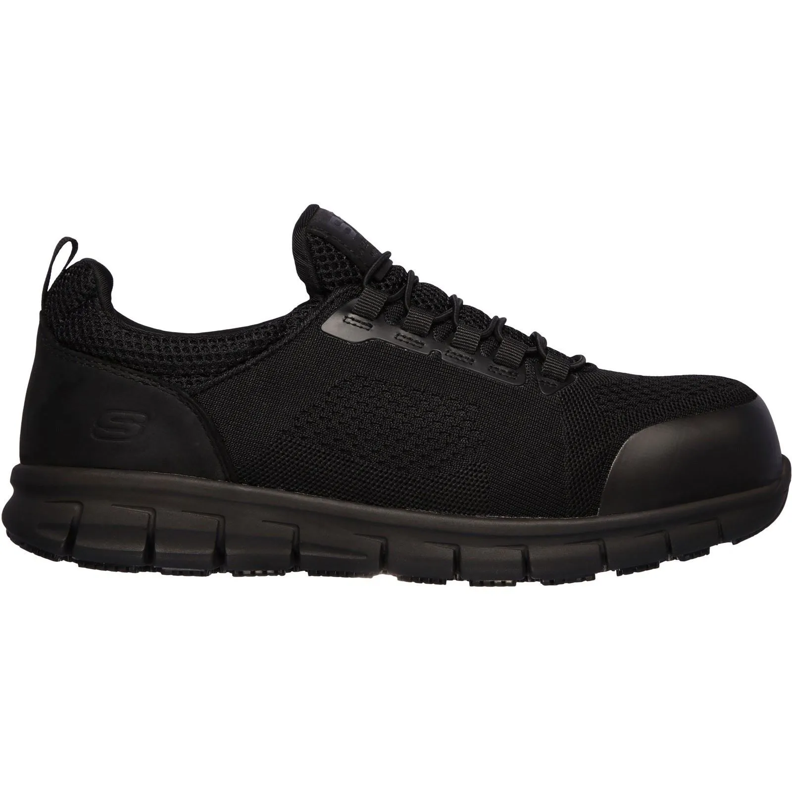 Men's Wide Fit Skechers 200013EC Synergy Omat Safety Trainers