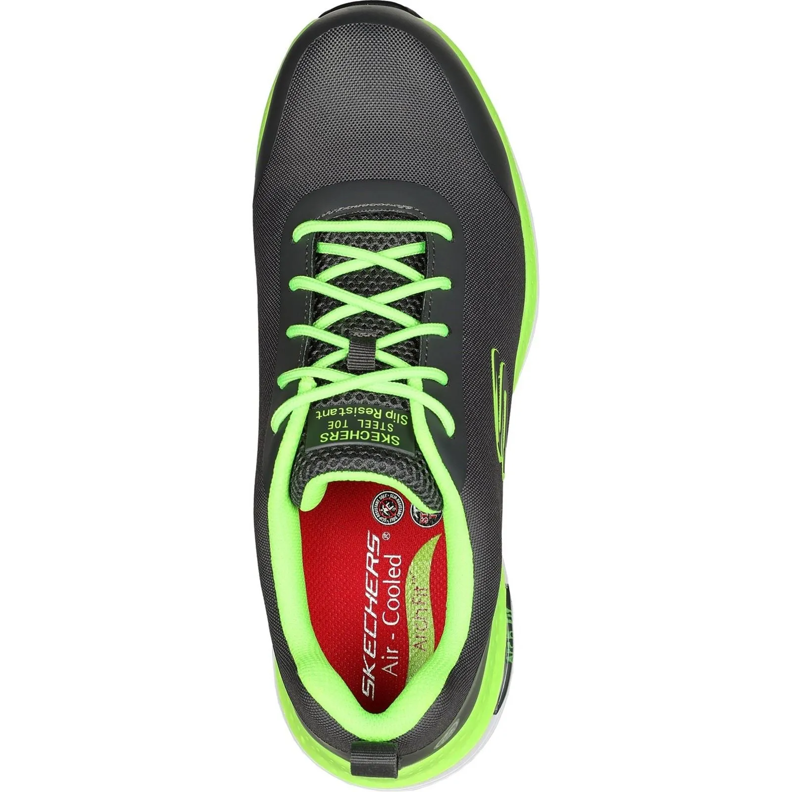 Men's Wide Fit Skechers 200086EC Arch Fit Ringstap Safety Trainers