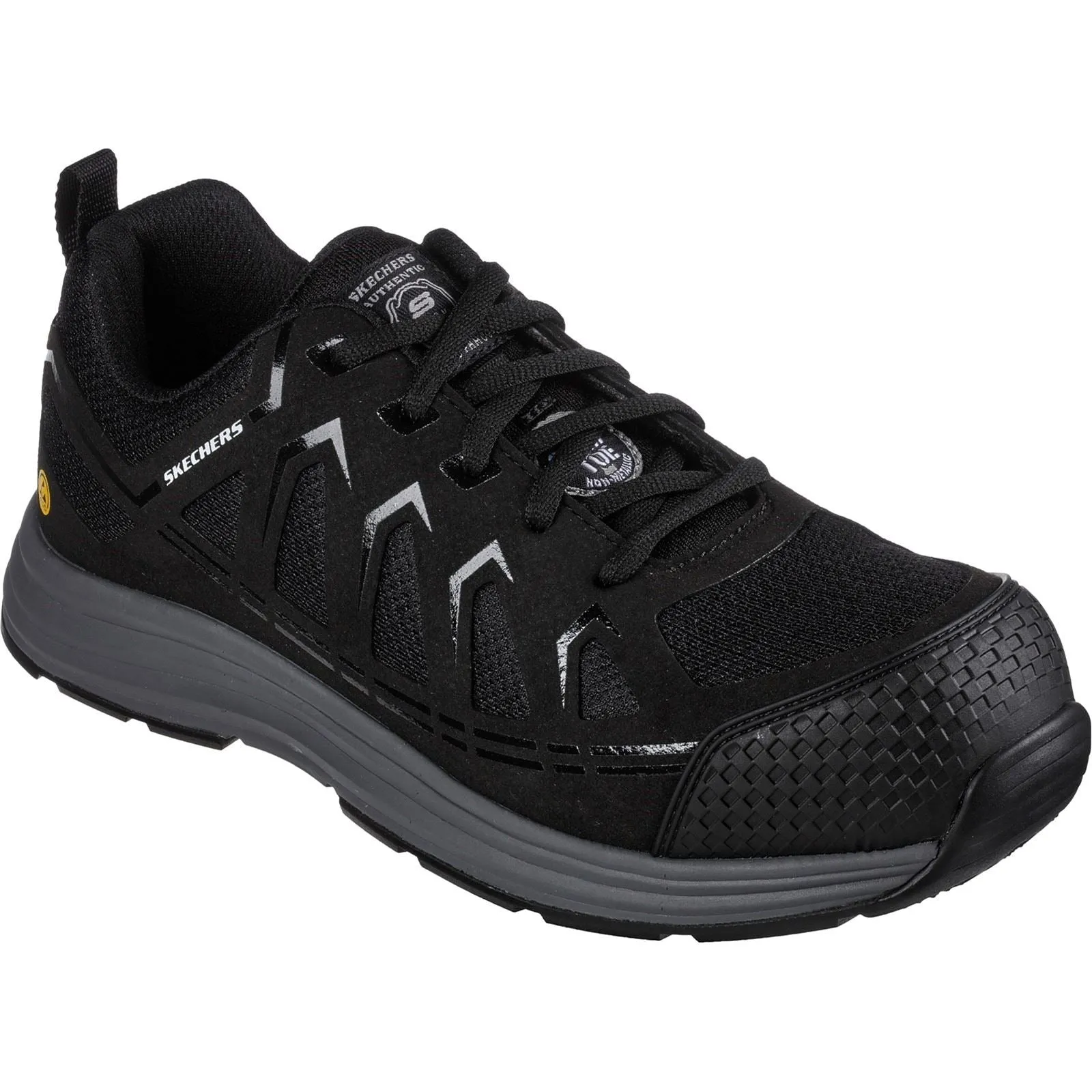 Men's Wide Fit Skechers 200127EC Malad II Safety Trainers