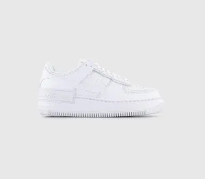 Nike Air Force 1 Shadow White Mono Trainers