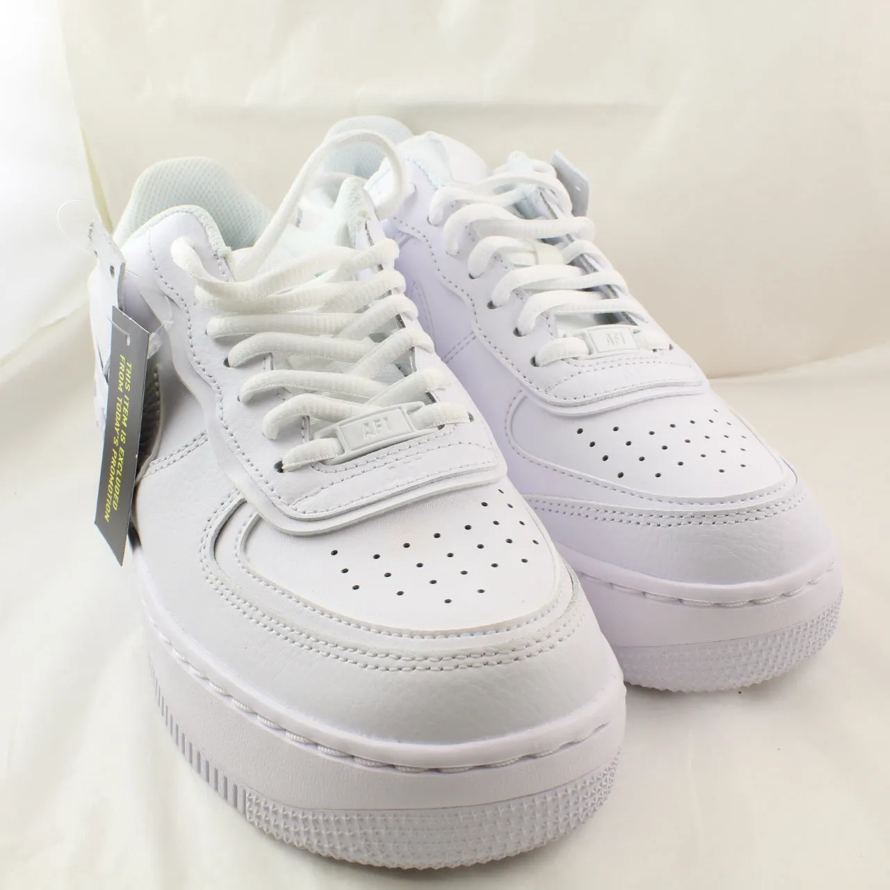 Nike Air Force 1 Shadow White Mono Trainers