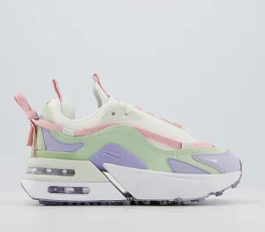 Nike Air Max Furyosa Trainers Summit White Purple Dawn Honeydew Spruce Aura Pink