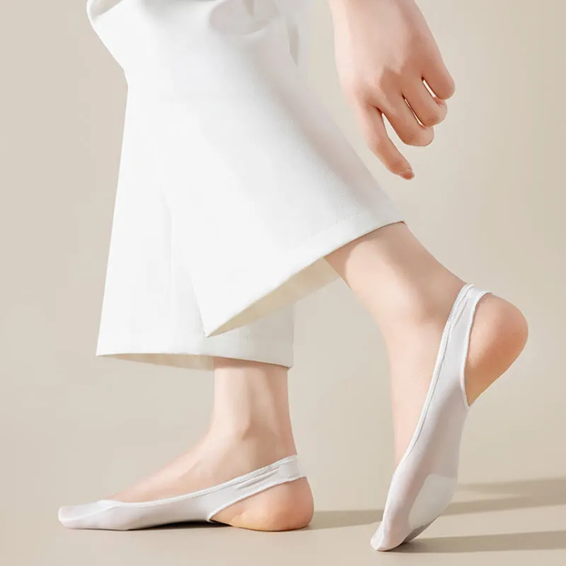 Plus Size Padded Half No Show Socks(8 Pairs)
