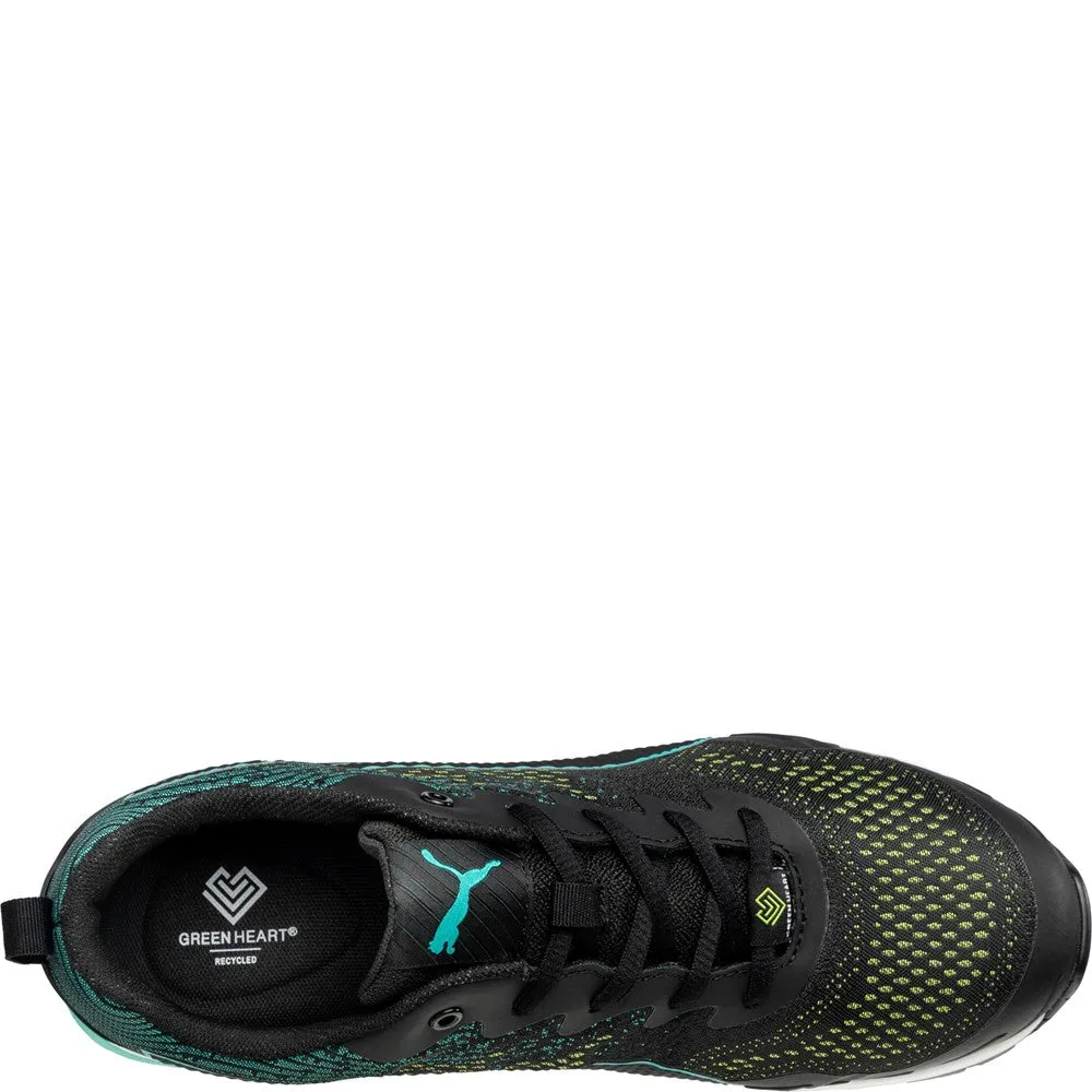 Puma Safety Vivid Green Heart Low Trainer