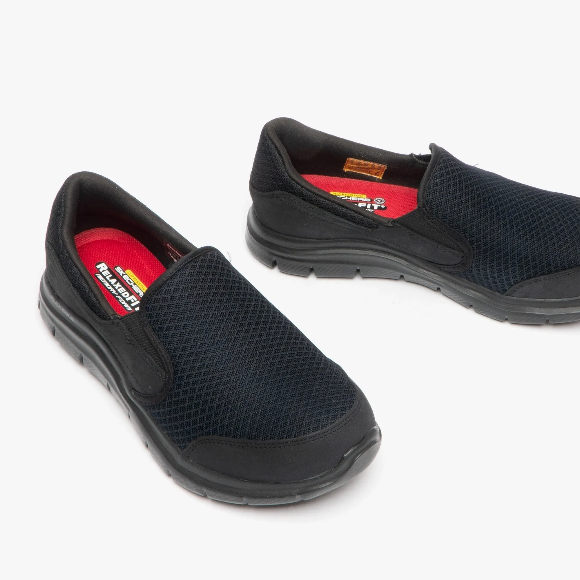 RELAXED FIT: COZARD SR Ladies Anti-Slip Trainers Black