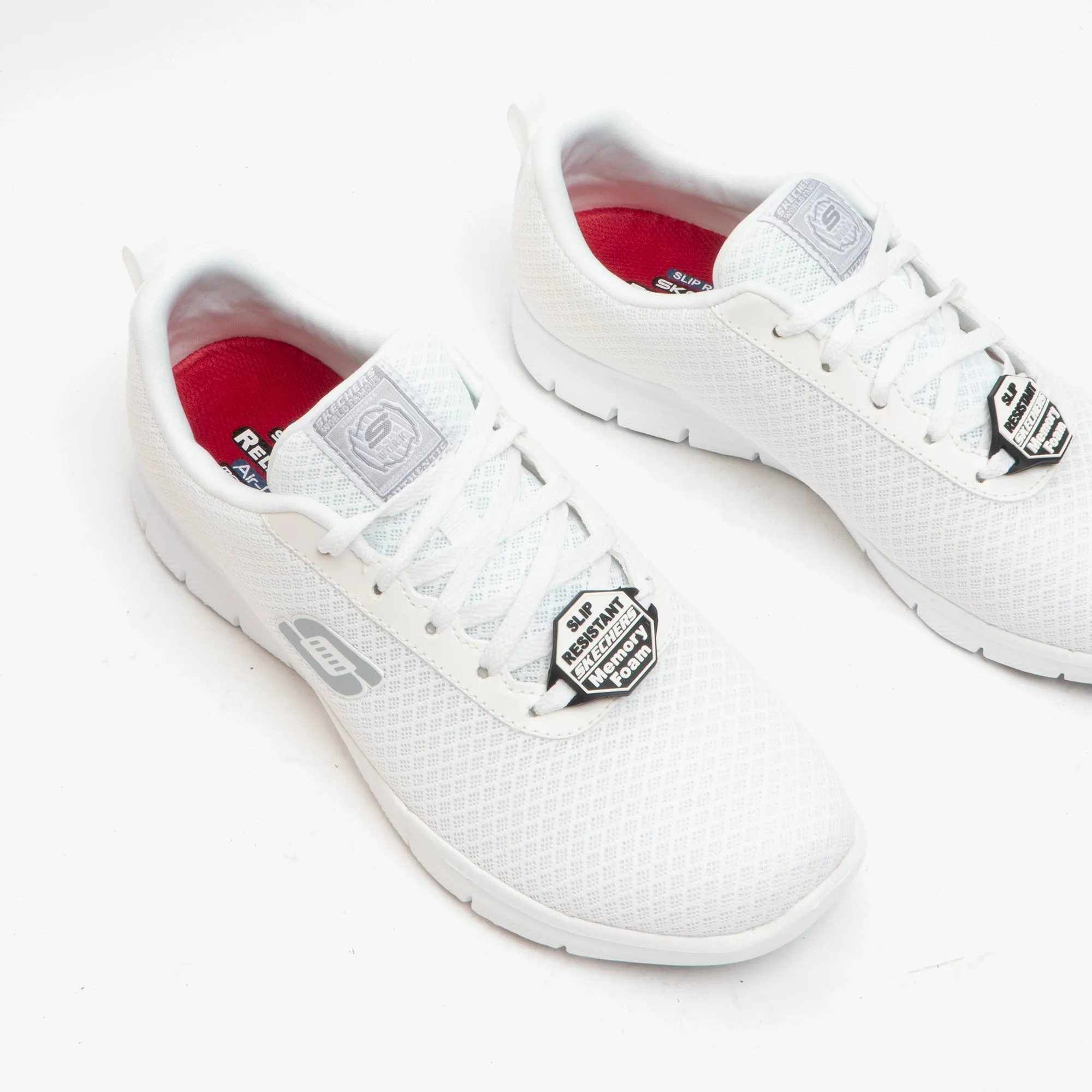 RELAXED FIT: GHENTER - BRONAUGH SR Ladies Anti-Slip Trainers White