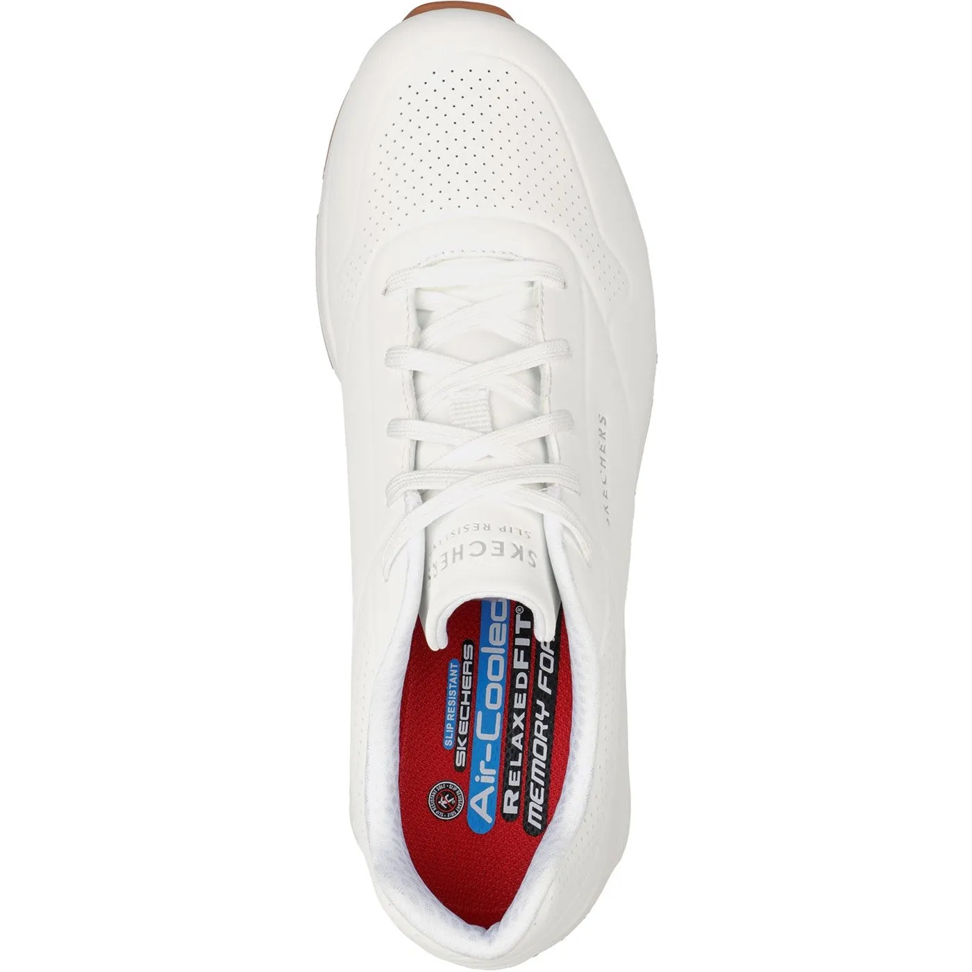 Skechers Workwear Work Relaxed Fit: Uno SR - Sutal Work Shoe O1 White