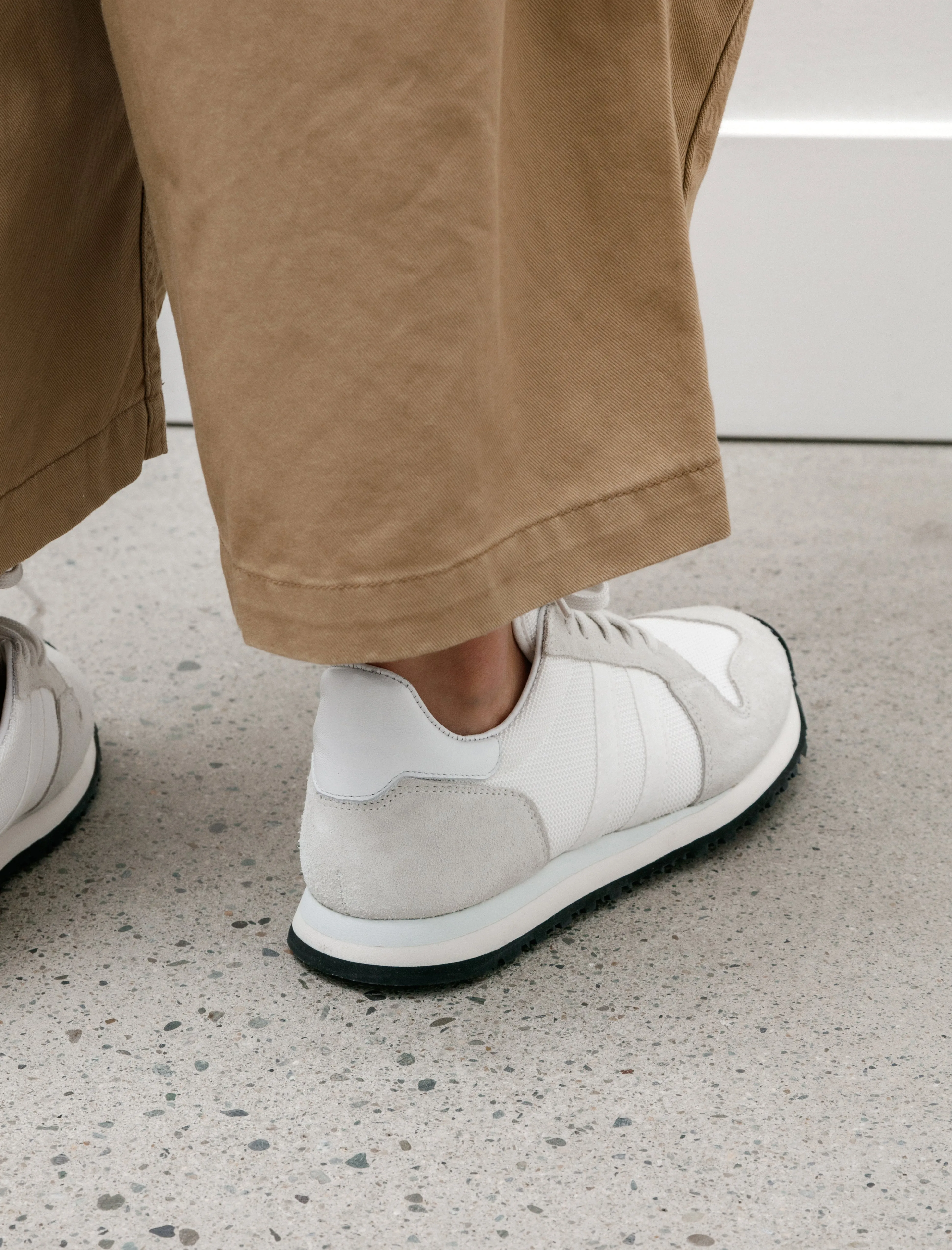 Spalwart Blaster Suede/Mesh Sneaker Off White