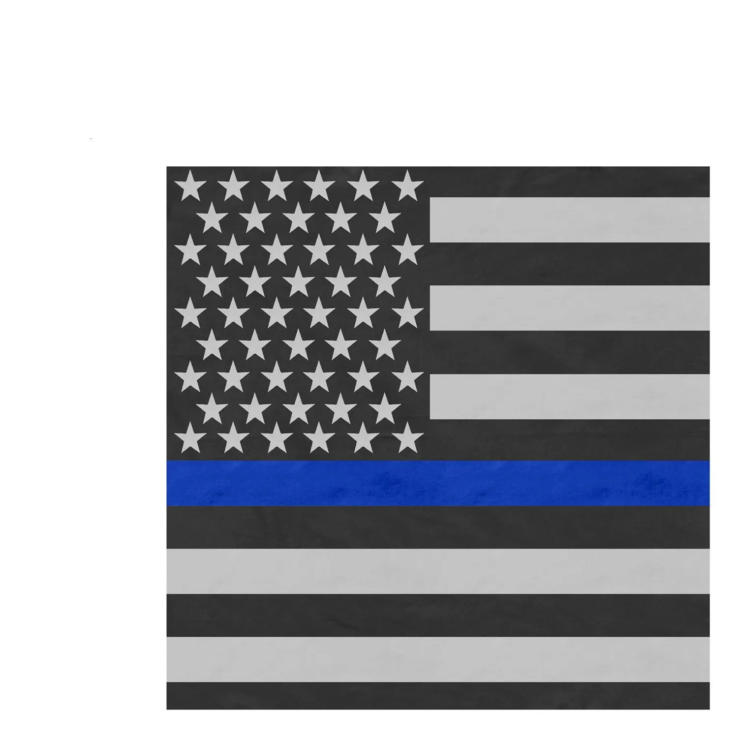 Thin Blue Line Flag Bandana