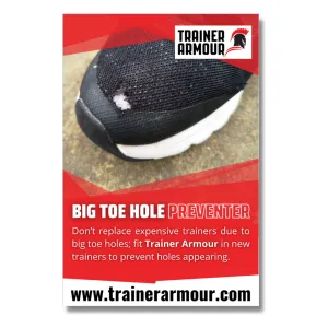 Trainer Armour Big Toe Hole Preventer