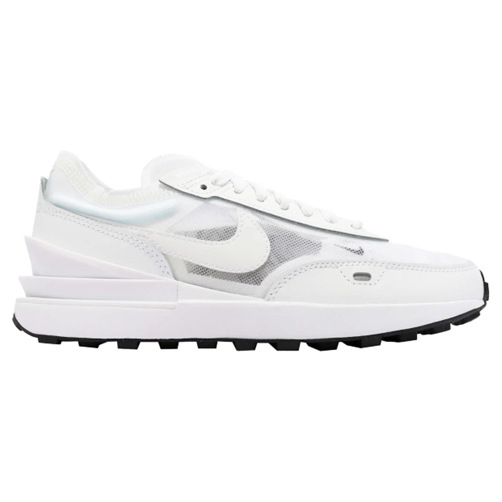 Waffle One Leather Textile Women's Low-Top Trainers