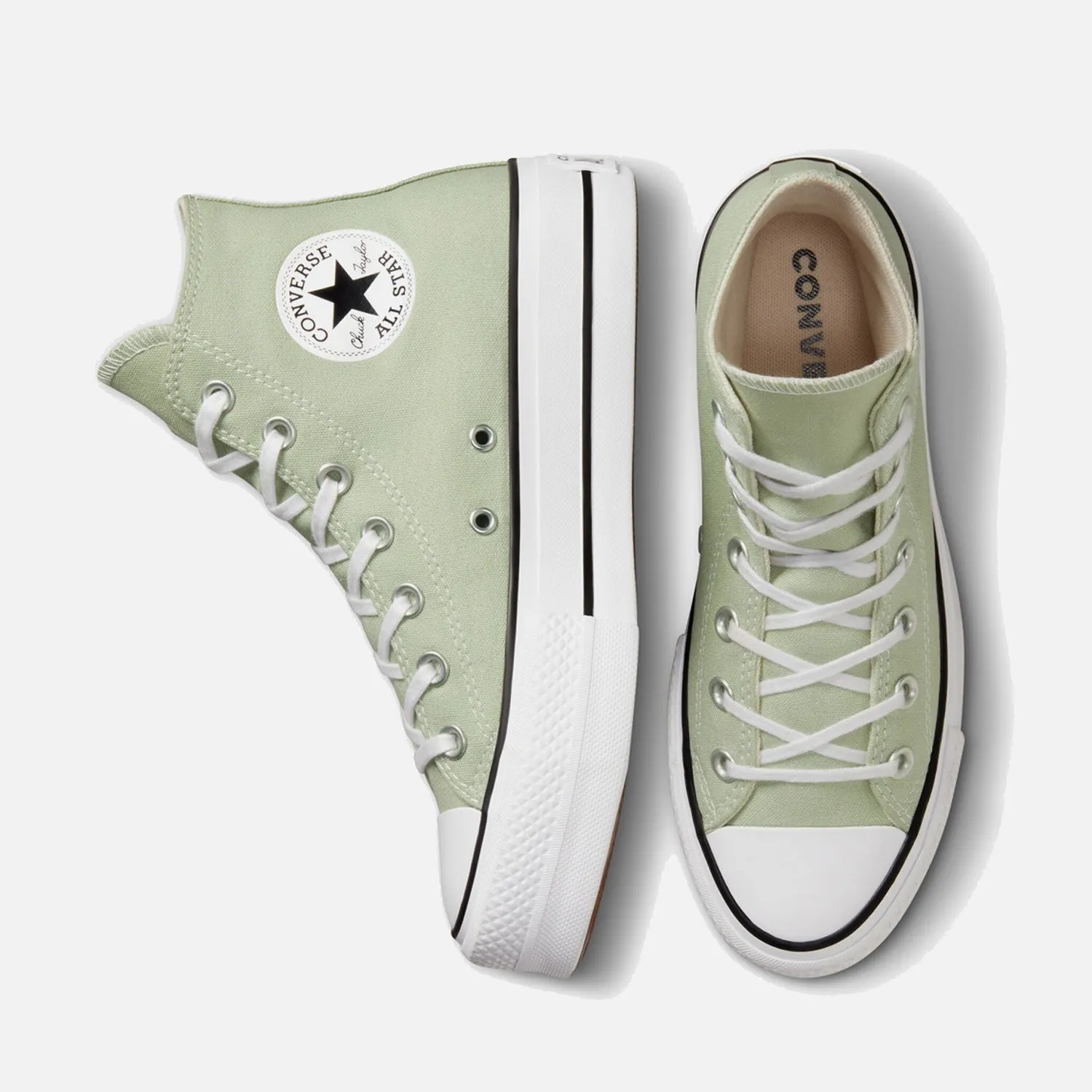 Women's Converse Chuck Taylor Lift Hi Lift Sage Green